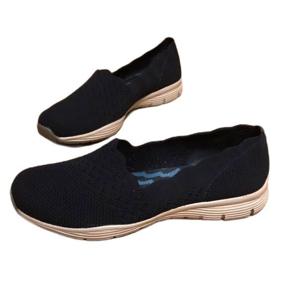 Skechers Seager classic fit Knit Slip-on shoes Loafer size 9 - Picture 2 of 9